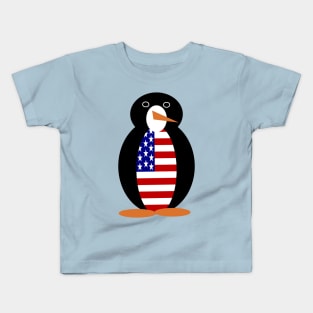 USA Penguin -- Penguin United States Kids T-Shirt